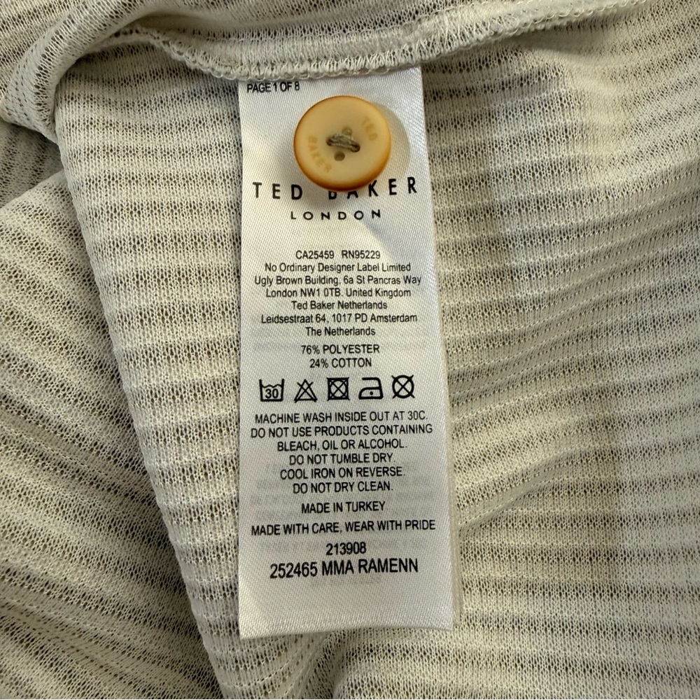 Ted Baker Men’s Button Down Size 4 - Picture 7 of 8